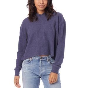Alternative Thermal Relaxed Cropped Hoodie